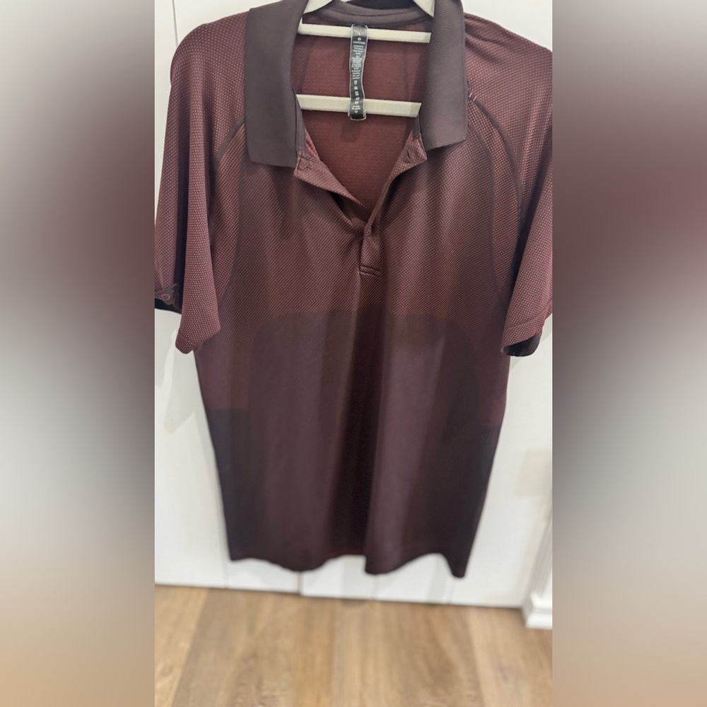 Lululemon Brown Polo Shirt